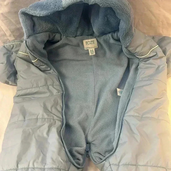 The Children's Place - Fleece lined insulated baby bunting bag. Size 0-3 months - Picture 3 of 4